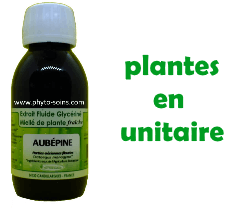 Plantes médicinales en unitaire